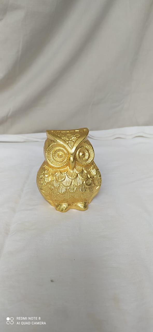 Brass Owl Figurine