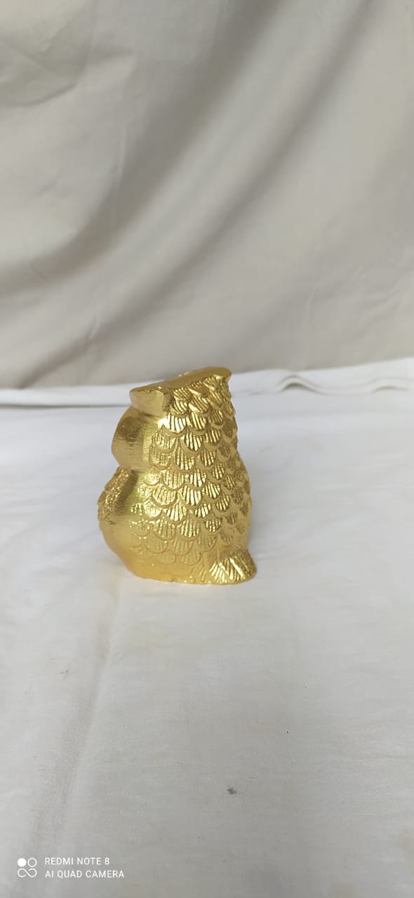 Brass Owl Figurine thumbnail 2